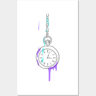 Clock time Posters and Art